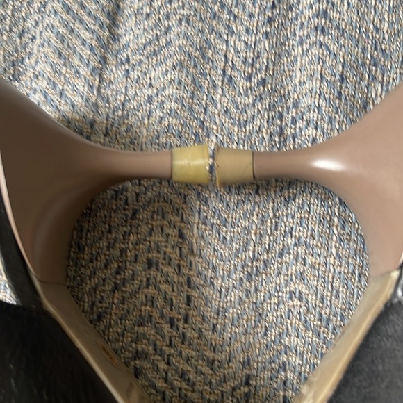 Mosquitos Women’s Black Perforated Leather Sling Back kittens Shoes Size: 5 - Picture 10 of 13